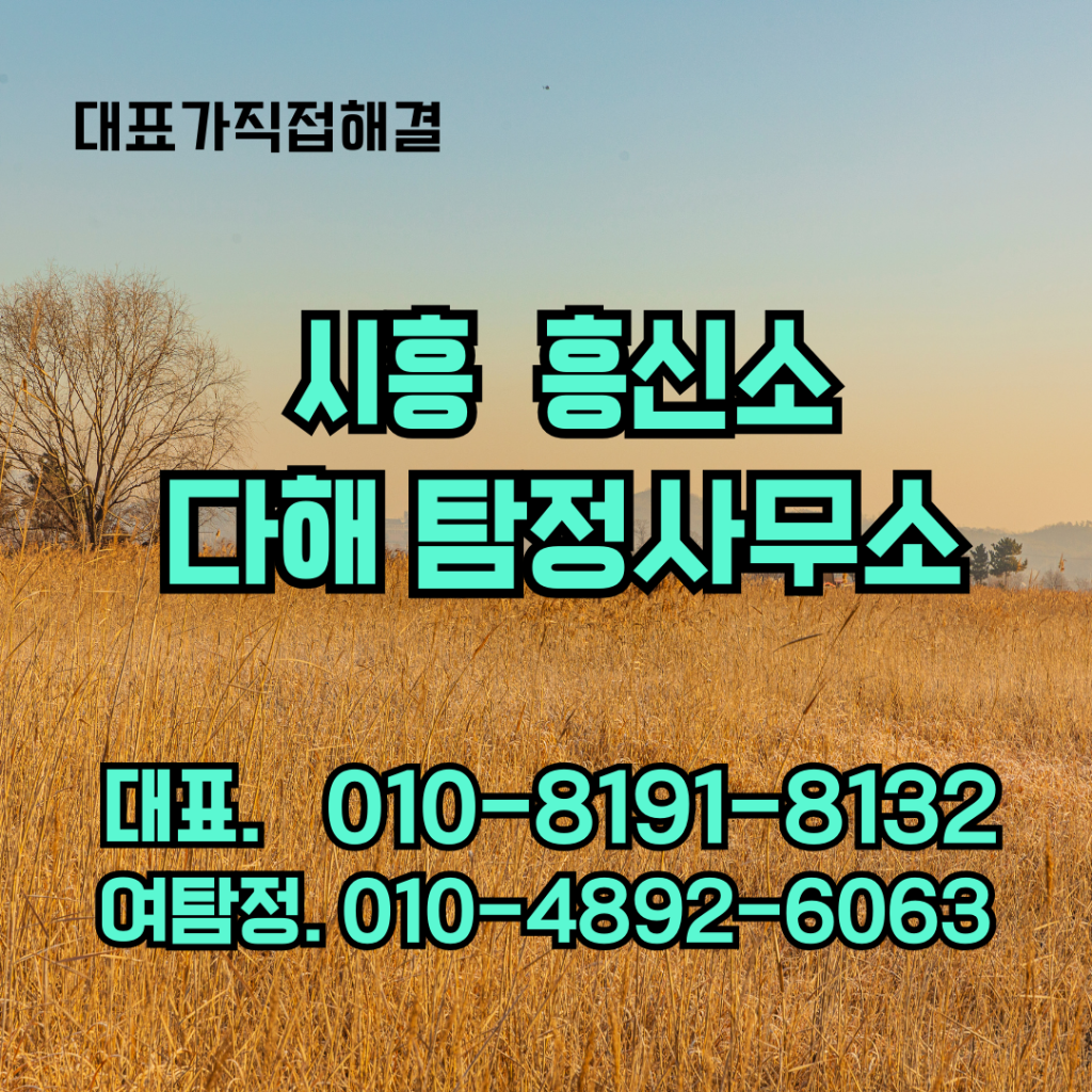 시흥흥신소
